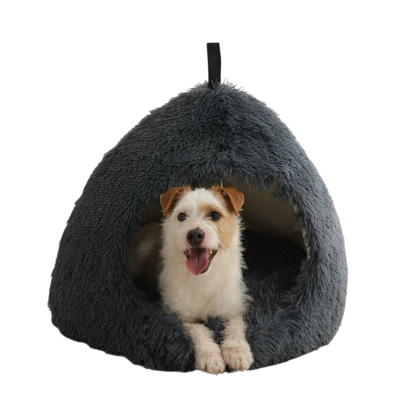 Winter pluche honden-kattennest