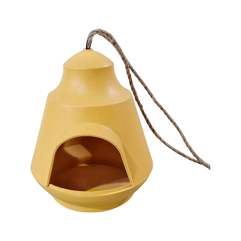 Vogelhuis van bamboevezel