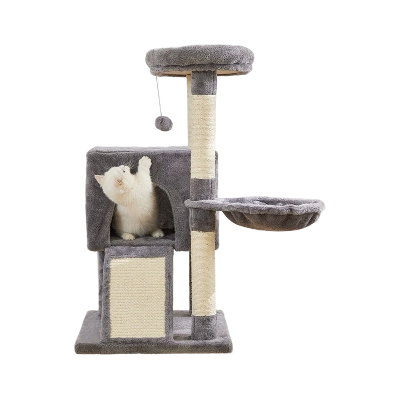 Pluche kattenspeelhuis 