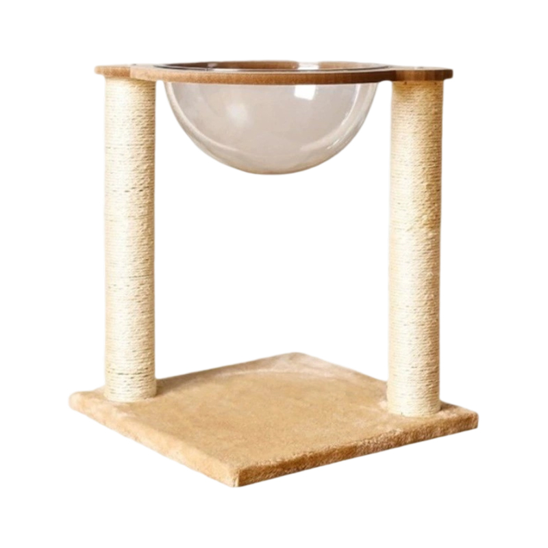 Houten kattenkrabplatform